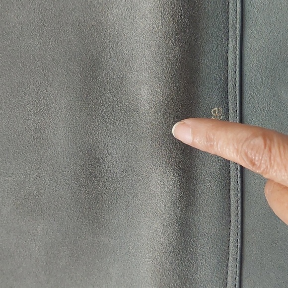 Acote suede grayish blue bag. - Picture 10 of 11